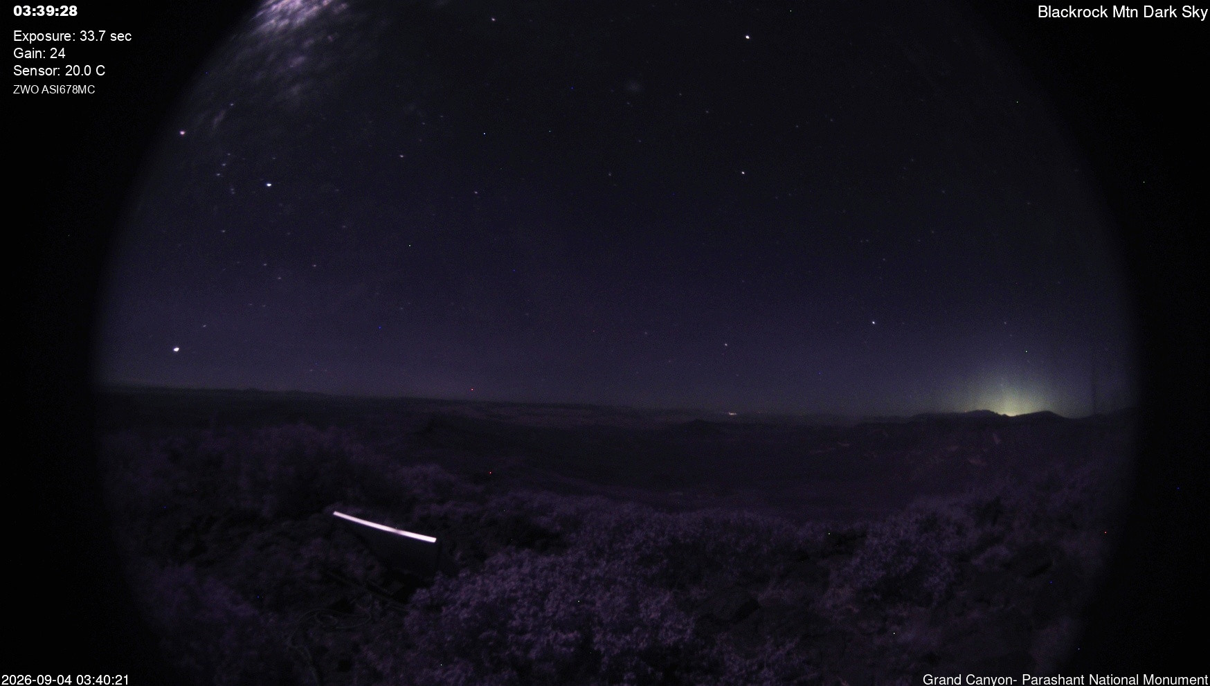 view from Blackrock - Dark Sky on 2026-09-04