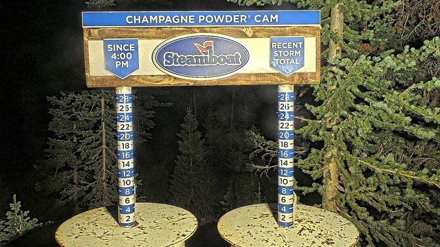 time-lapse frame, Steamboat Champagne Powder webcam