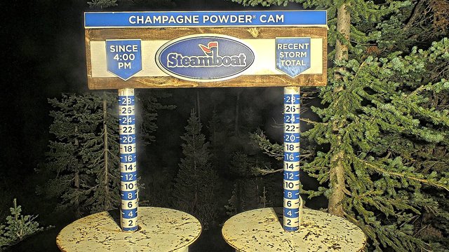 time-lapse frame, Steamboat Champagne Powder webcam