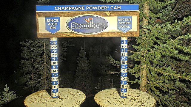 time-lapse frame, Steamboat Champagne Powder webcam