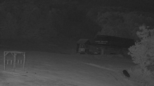 time-lapse frame, Sugarbush Slide Brook Lift webcam