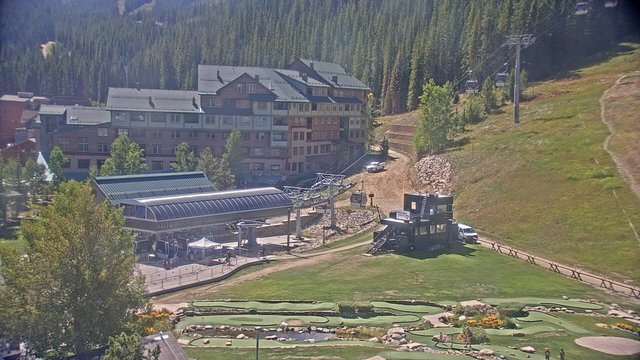 time-lapse frame, Winter Park Base webcam