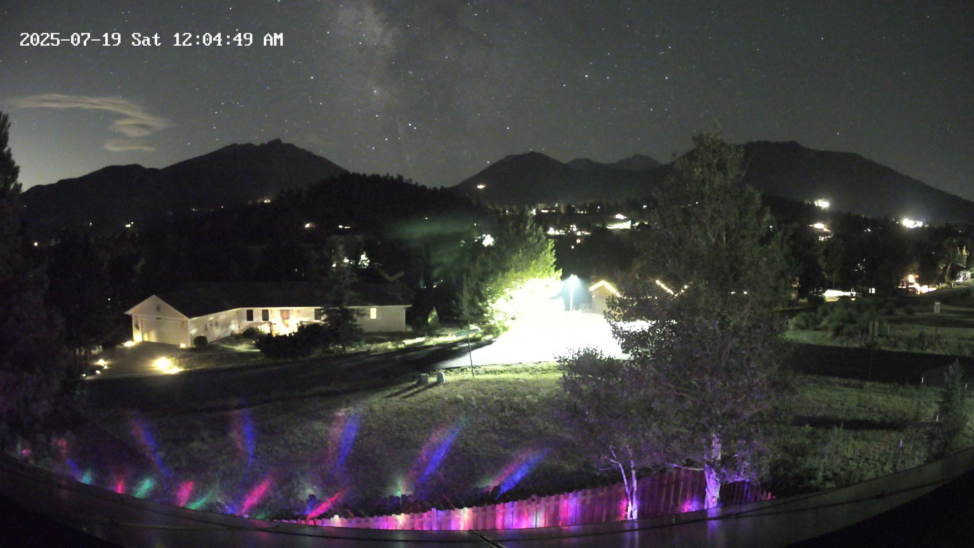 time-lapse frame, Estes Cam webcam