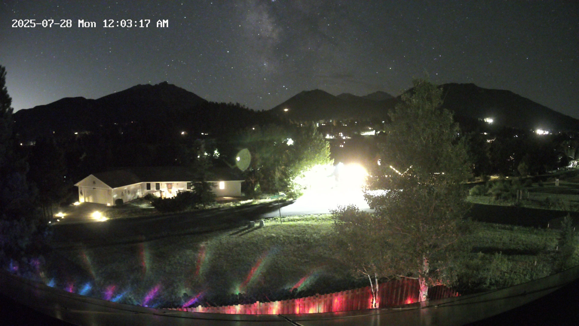 time-lapse frame, Estes Cam webcam
