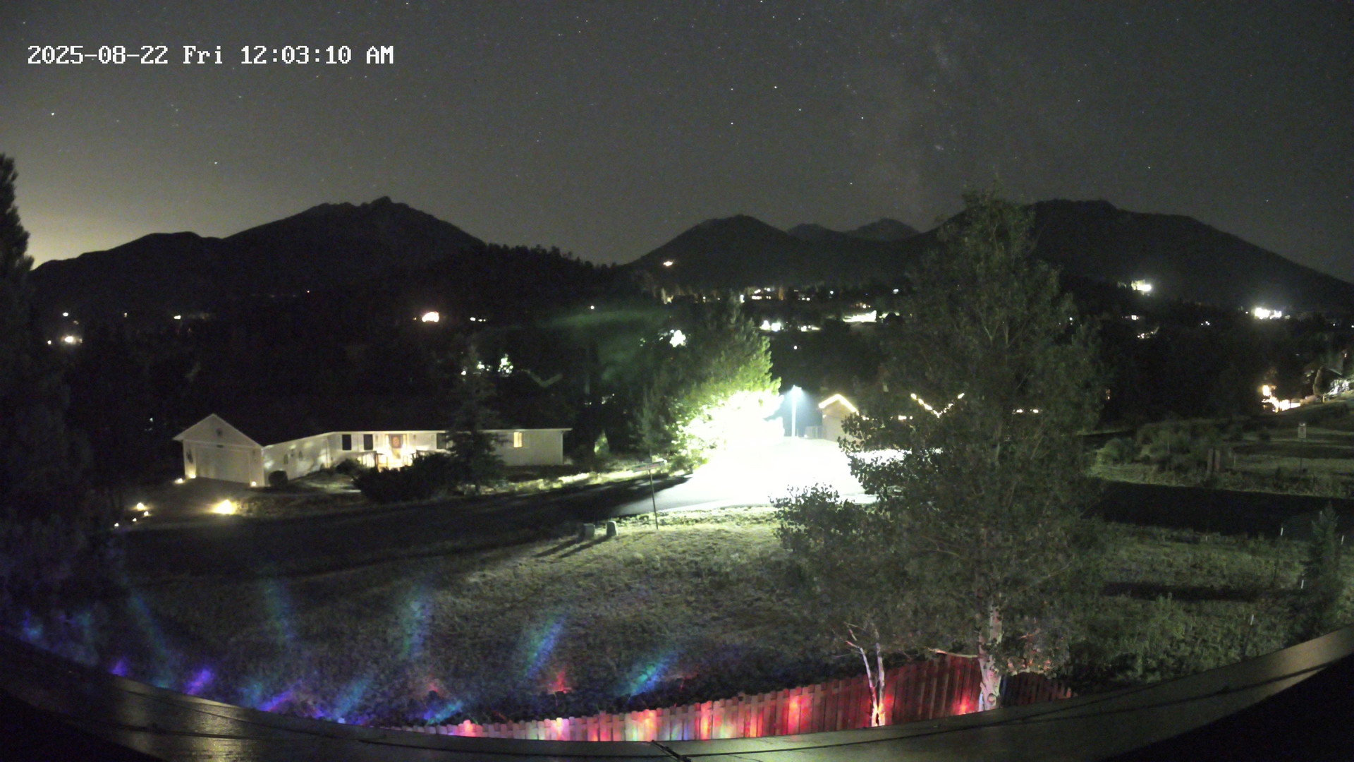 time-lapse frame, Estes Cam webcam