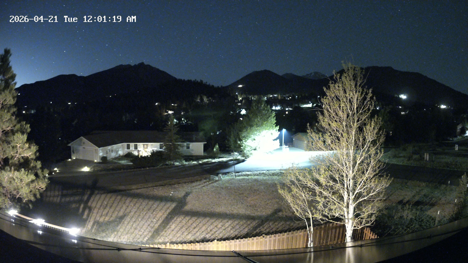 time-lapse frame, Estes Cam webcam