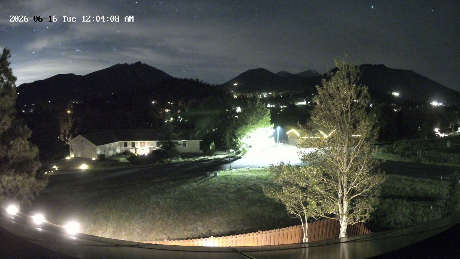 time-lapse frame, Estes Cam webcam