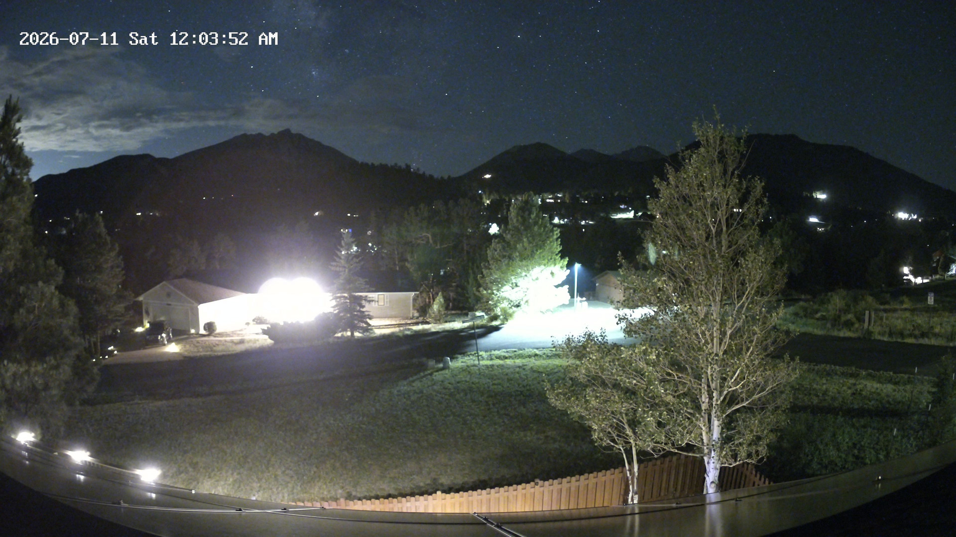 time-lapse frame, Estes Cam webcam