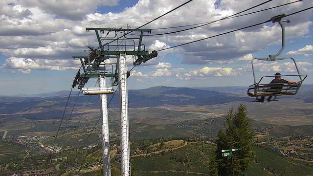 view from Deer Valley Top of Ruby on 2026-08-17