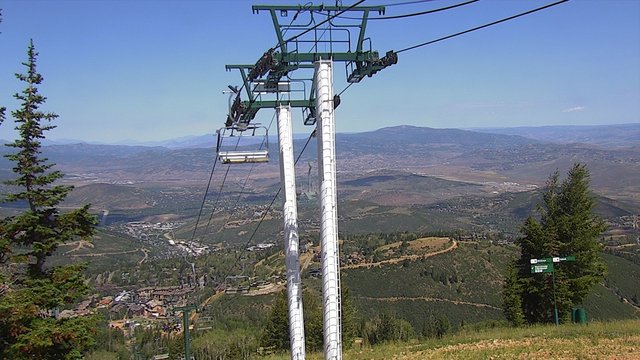 view from Deer Valley Top of Ruby on 2026-08-23