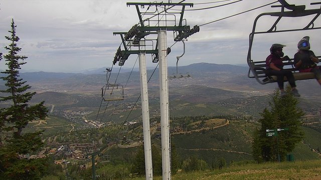 view from Deer Valley Top of Ruby on 2026-08-28