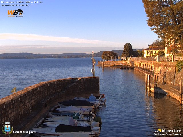 time-lapse frame, Belgirate sud est webcam
