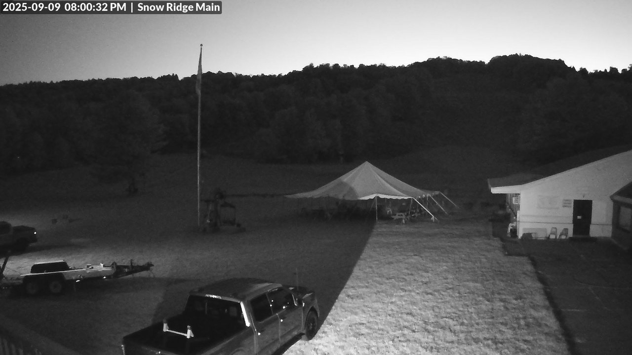 time-lapse frame, Snow Ridge Ski Hill webcam