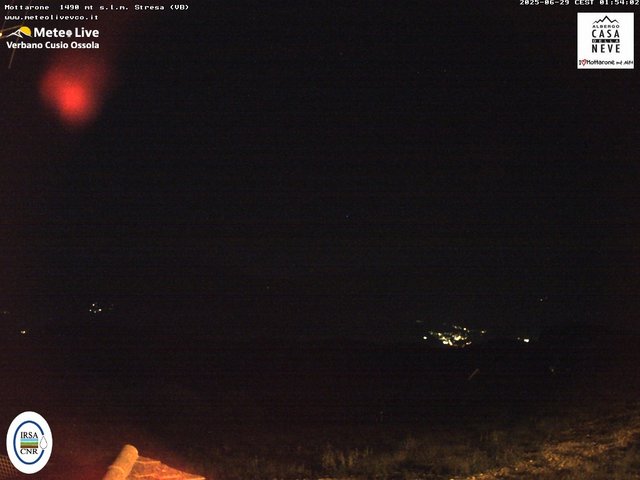 time-lapse frame, Mottarone nord webcam
