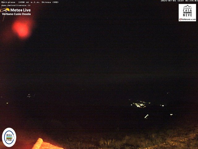 time-lapse frame, Mottarone nord webcam