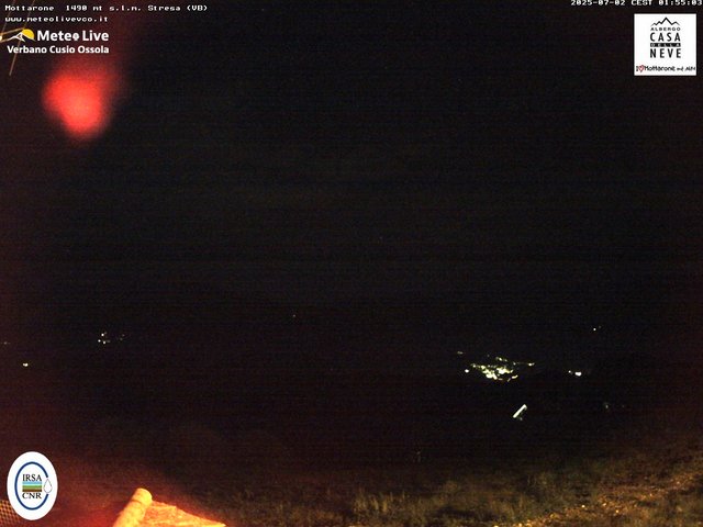time-lapse frame, Mottarone nord webcam