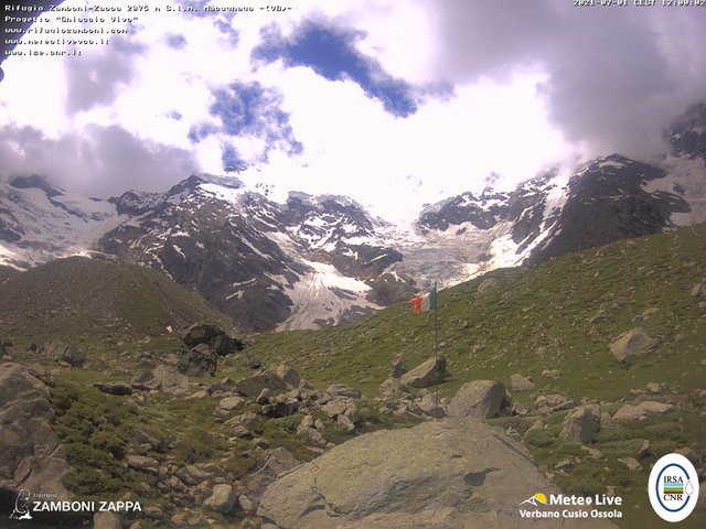 time-lapse frame, Luglio 2021 webcam