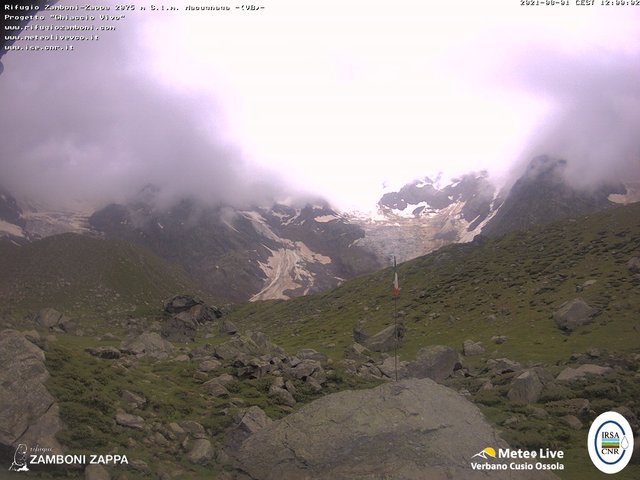 time-lapse frame, Agosto 2021 webcam