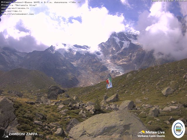 view from Rifugio Zamboni on 2026-08-24