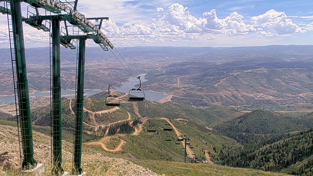 view from Deer Valley Revelator Express on 2026-08-21