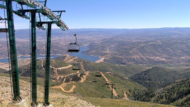 view from Deer Valley Revelator Express on 2026-09-03