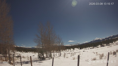 view from Never Summer Cam on 2026-03-08