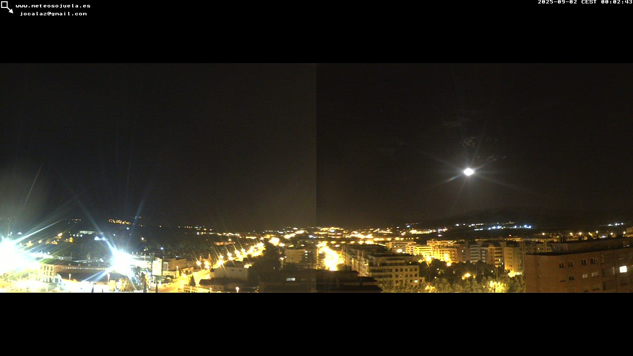 time-lapse frame, LOGROÑO SUR Iregua webcam