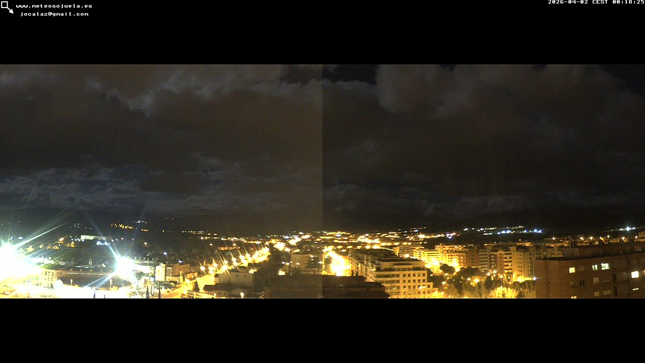 time-lapse frame, LOGROÑO SUR Iregua webcam