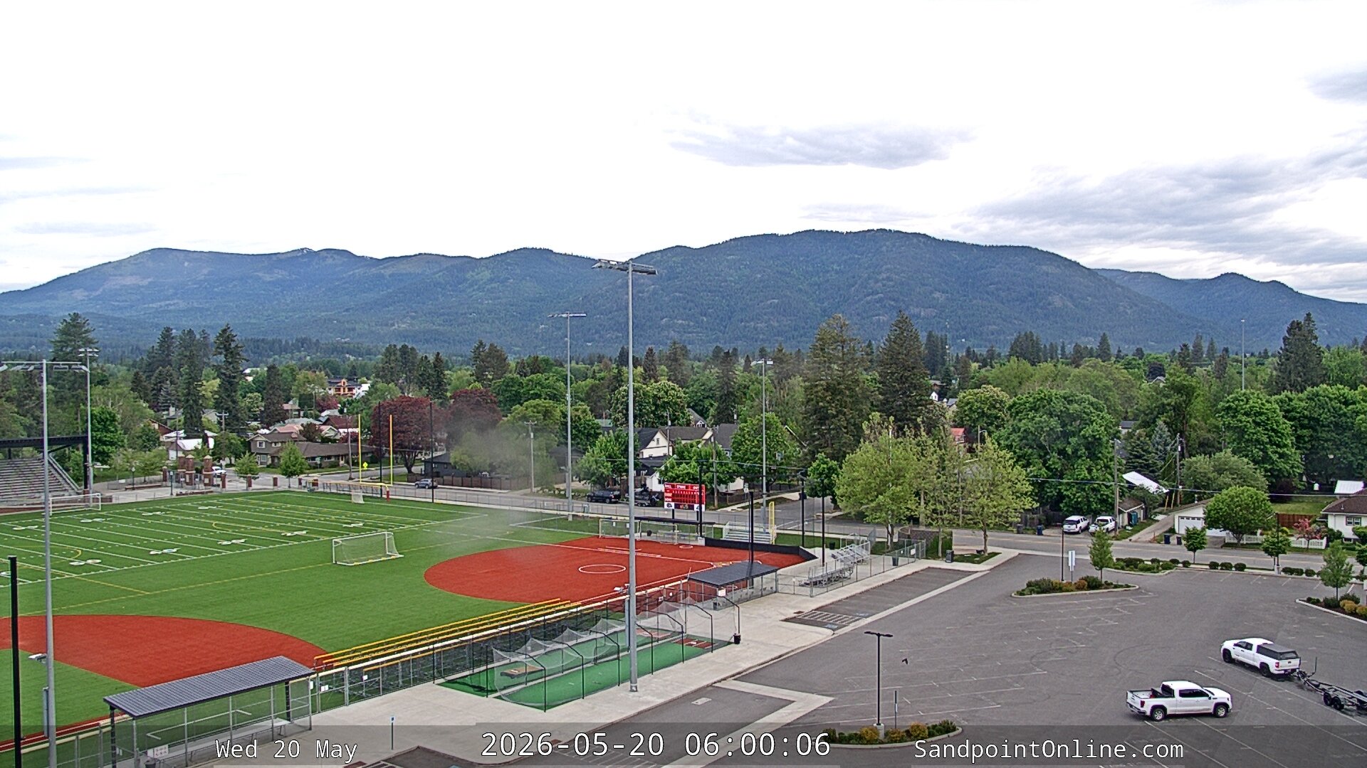 time-lapse frame, Sandpoint Online - Schweitzer Mountain webcam