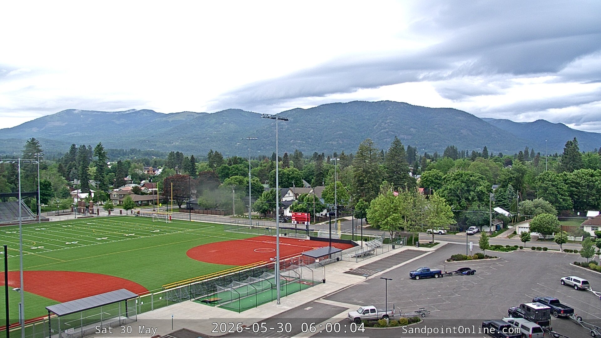time-lapse frame, Sandpoint Online - Schweitzer Mountain webcam