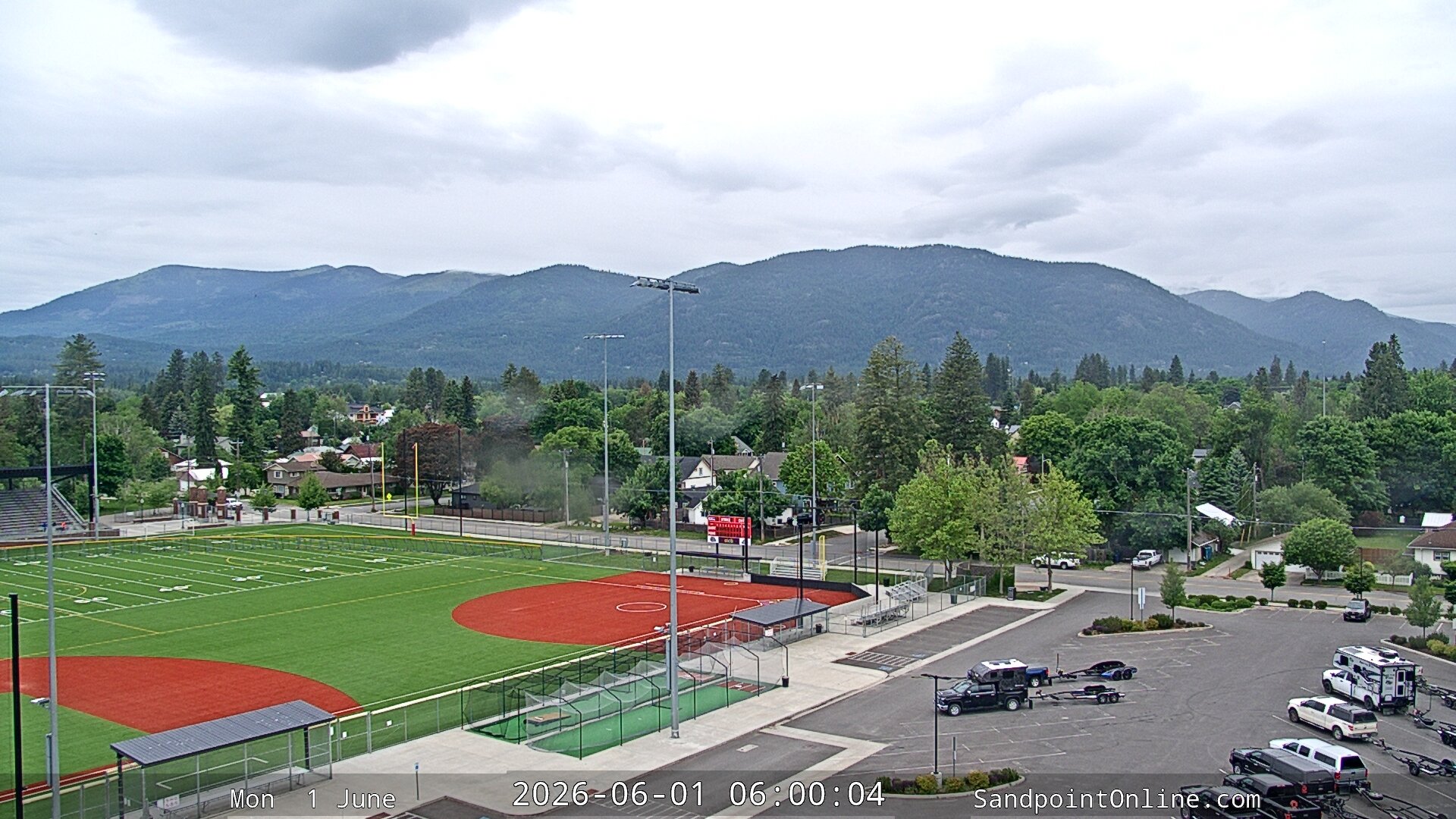 time-lapse frame, Sandpoint Online - Schweitzer Mountain webcam