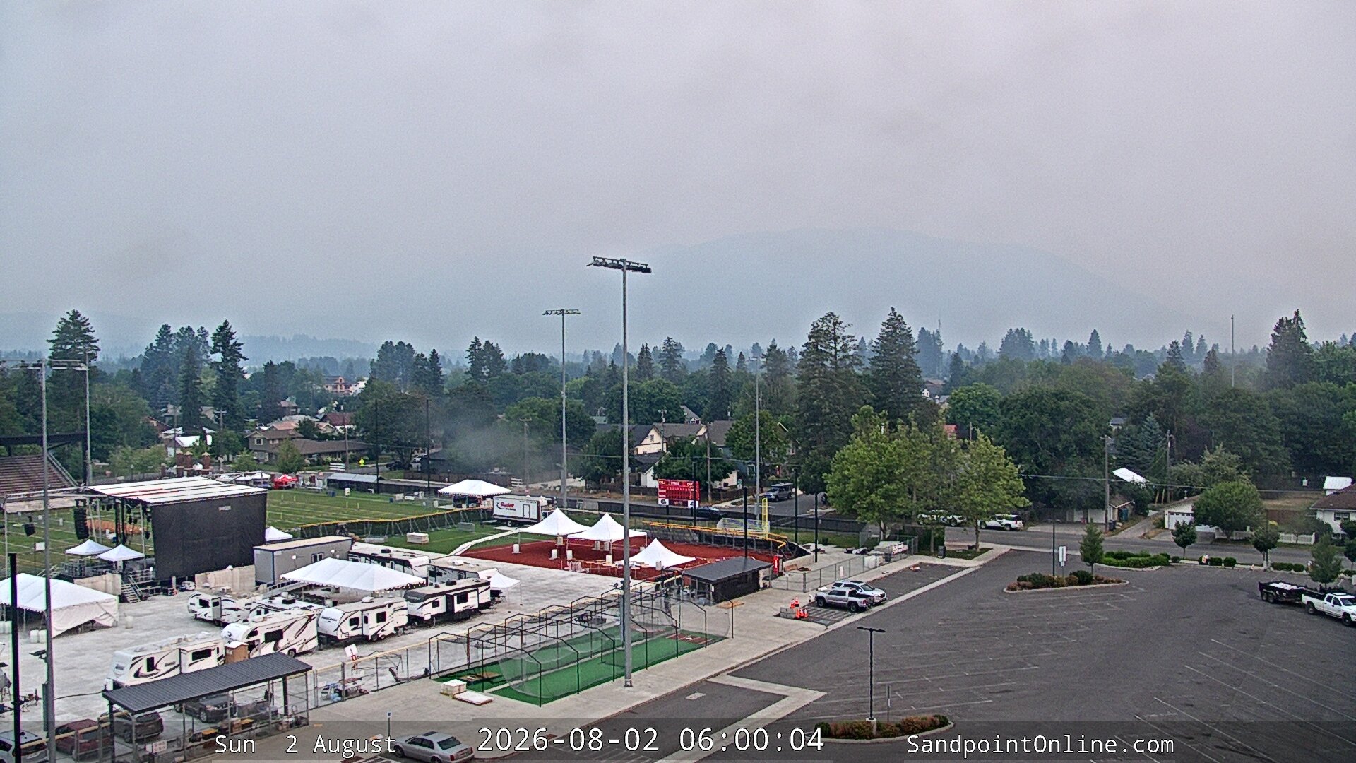 time-lapse frame, Sandpoint Online - Schweitzer Mountain webcam