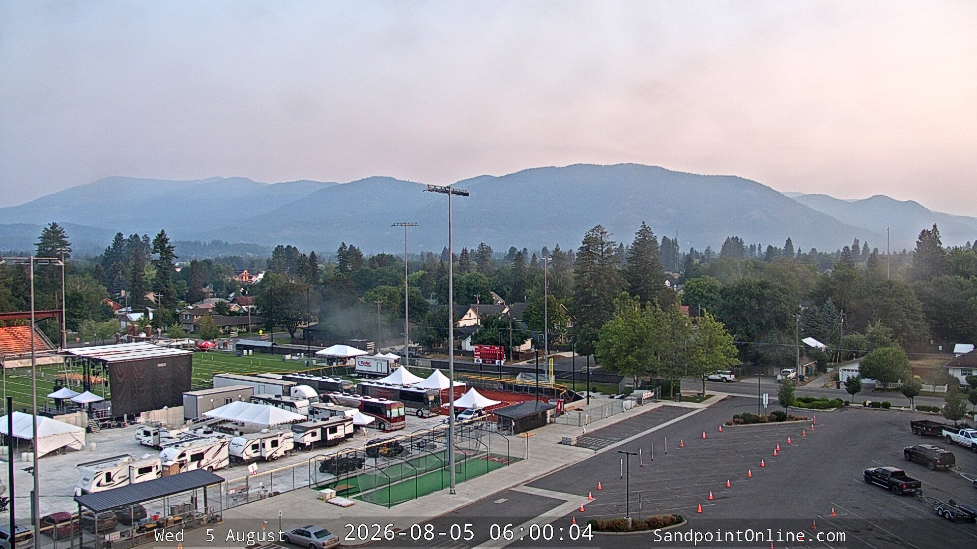 time-lapse frame, Sandpoint Online - Schweitzer Mountain webcam