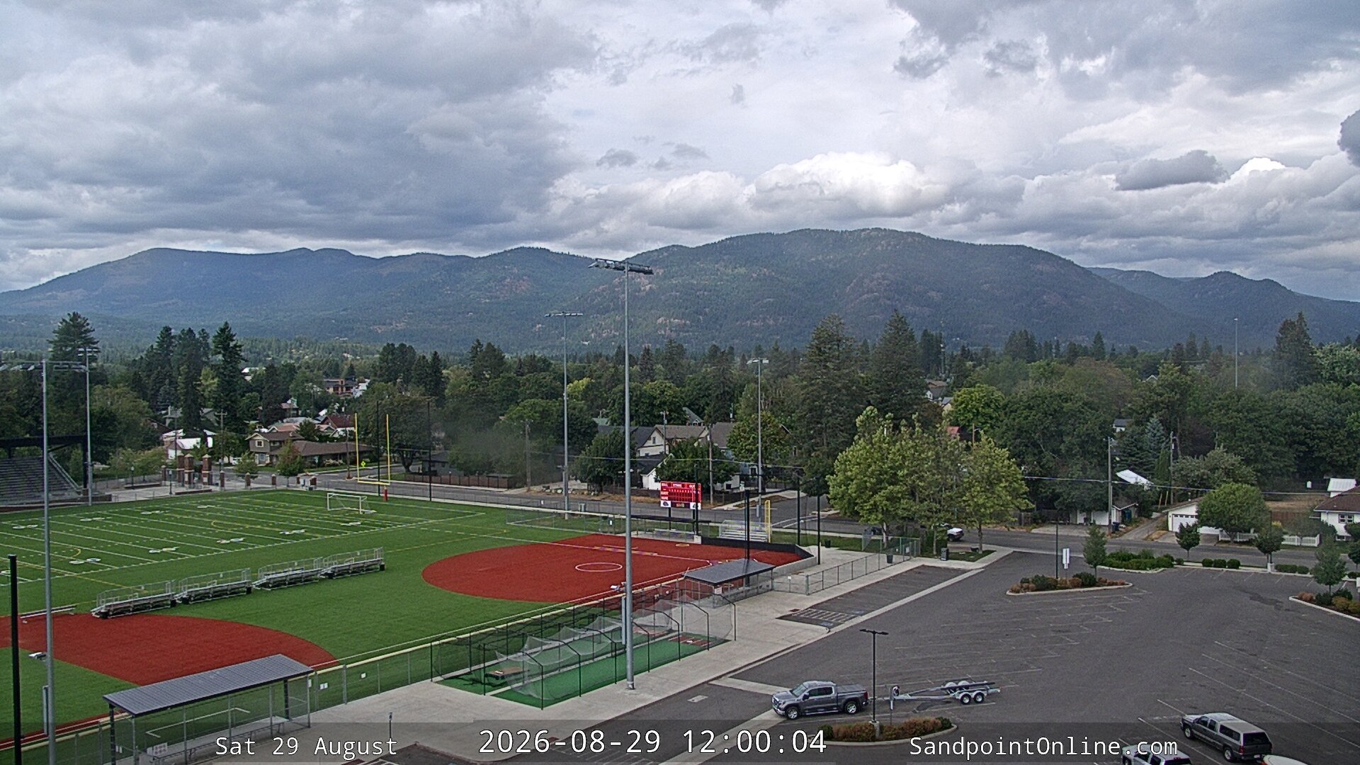 view from Sandpoint Online - Schweitzer Mountain on 2026-08-29