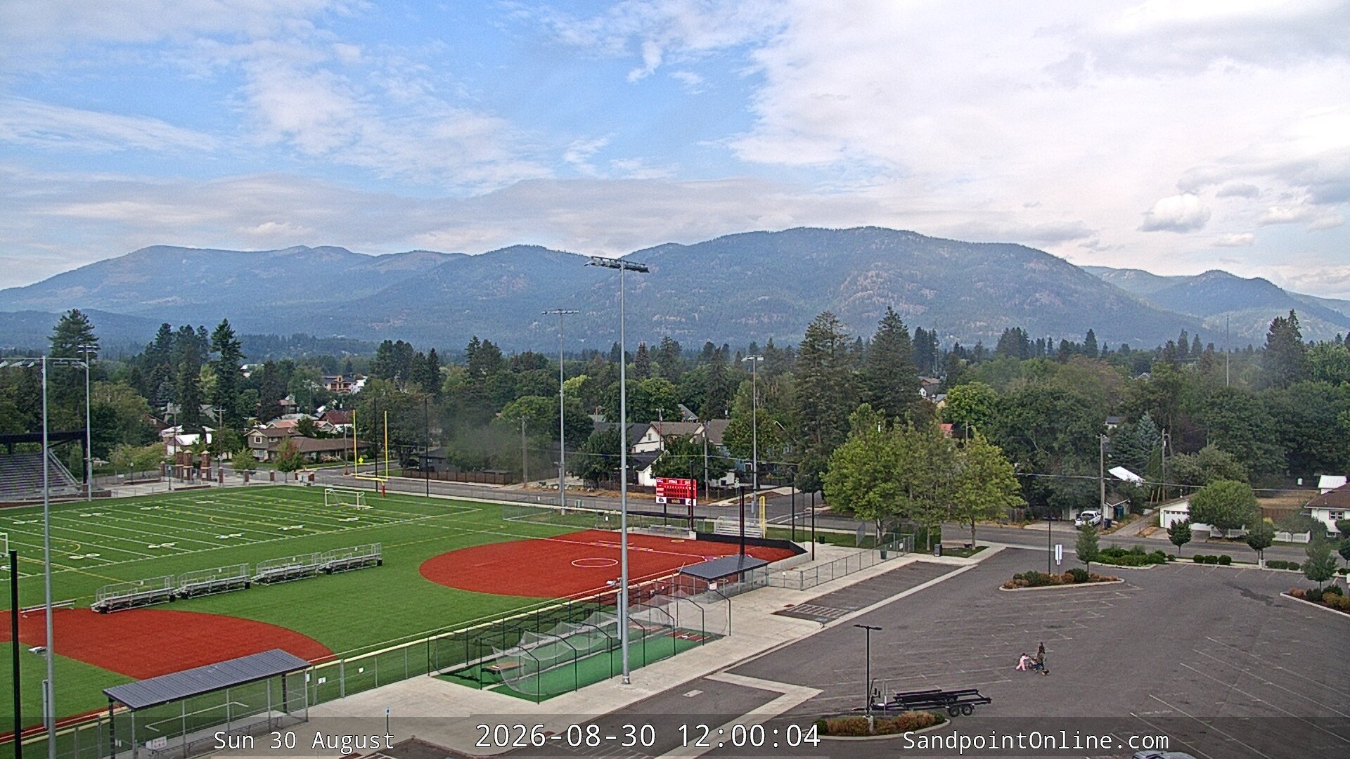 view from Sandpoint Online - Schweitzer Mountain on 2026-08-30