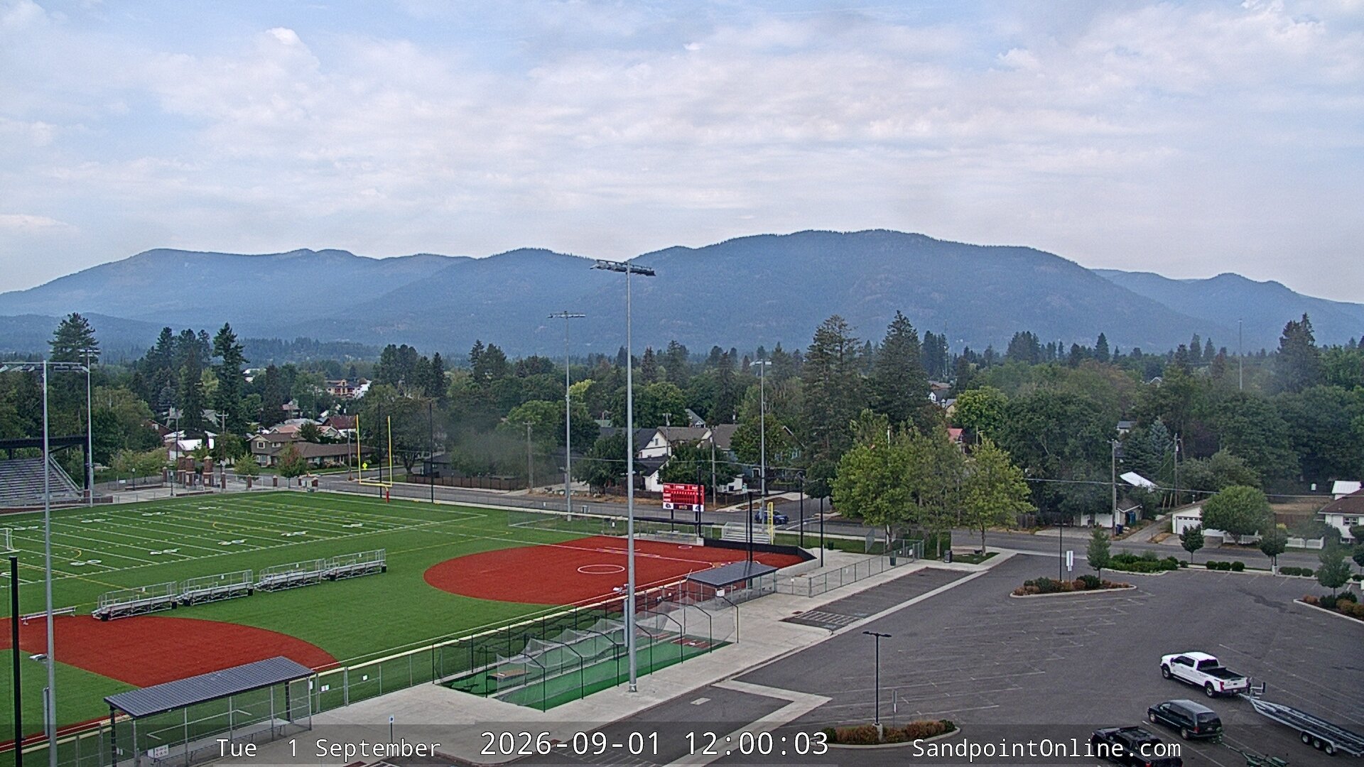 view from Sandpoint Online - Schweitzer Mountain on 2026-09-01