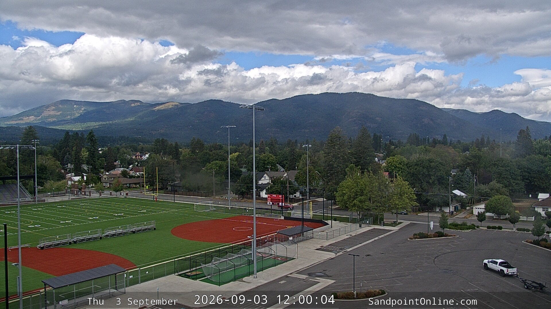 view from Sandpoint Online - Schweitzer Mountain on 2026-09-03