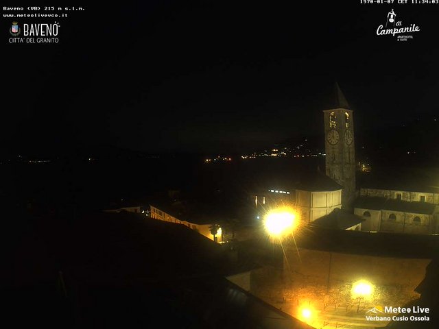 time-lapse frame, Baveno webcam