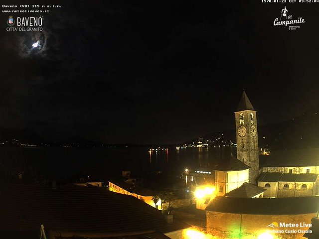 time-lapse frame, Baveno webcam