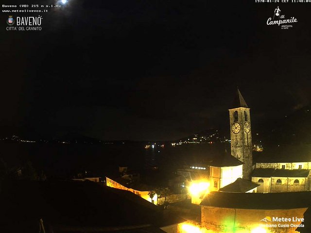 time-lapse frame, Baveno webcam