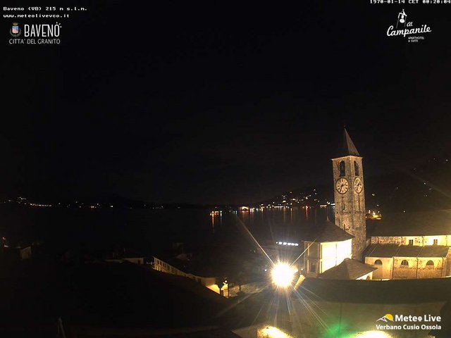 time-lapse frame, Baveno webcam