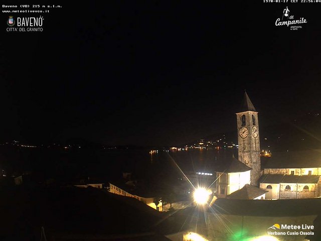 time-lapse frame, Baveno webcam