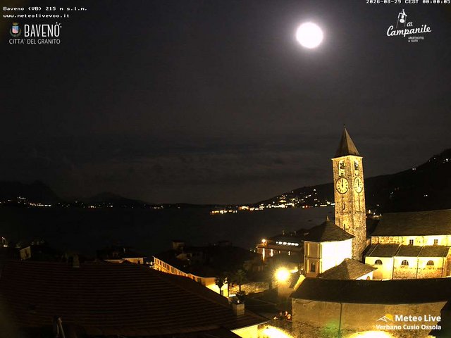 time-lapse frame, Baveno webcam