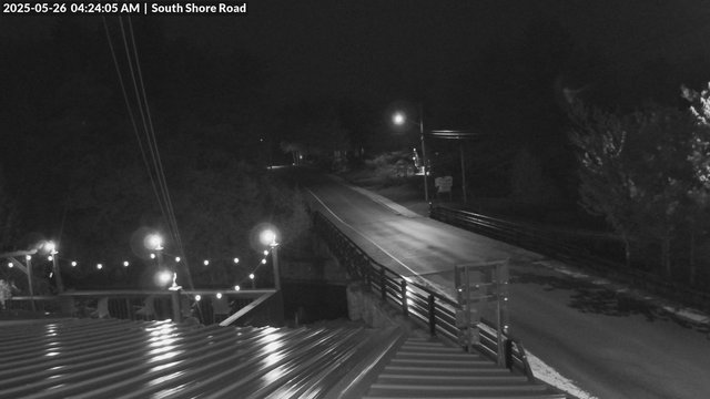 time-lapse frame, South Shore Rd, Inlet, NY webcam