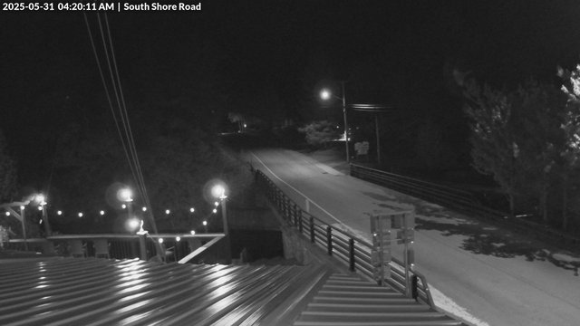 time-lapse frame, South Shore Rd, Inlet, NY webcam