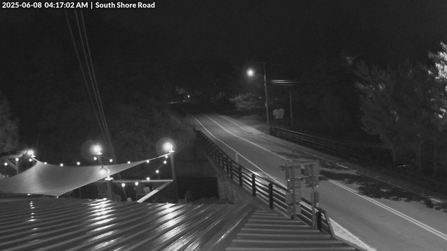 time-lapse frame, South Shore Rd, Inlet, NY webcam