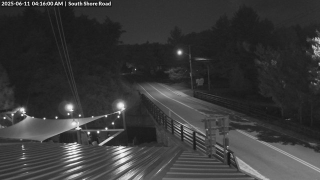 time-lapse frame, South Shore Rd, Inlet, NY webcam