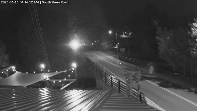time-lapse frame, South Shore Rd, Inlet, NY webcam