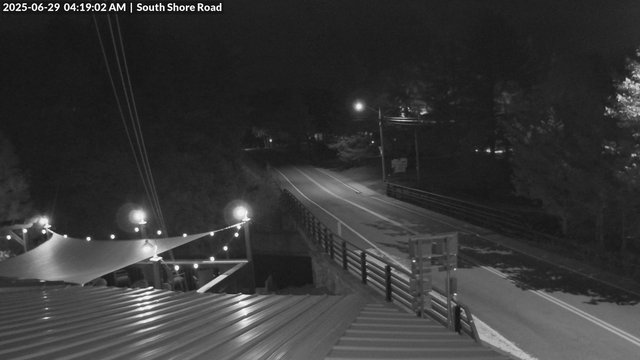 time-lapse frame, South Shore Rd, Inlet, NY webcam