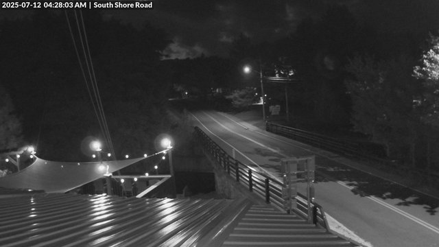 time-lapse frame, South Shore Rd, Inlet, NY webcam